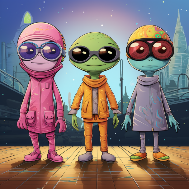 Aliens who loved Street Art (COMING SOON!!)