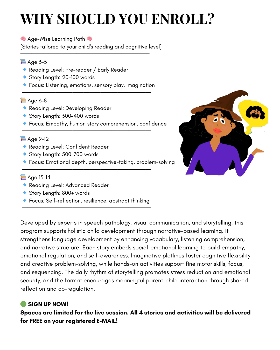 Free Story Program - Level 1