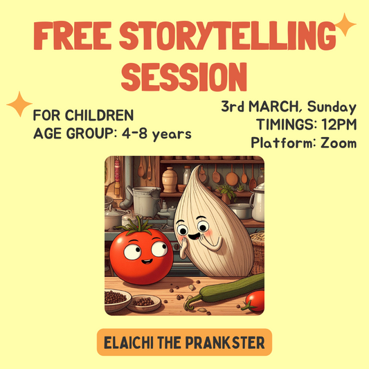 ELAICHI THE PRANKSTER - Free Storytelling and Comic Book Making Workshop
