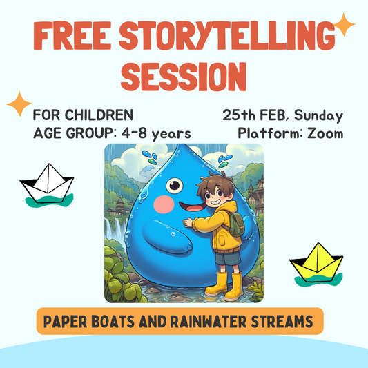 Paper Boats and Rainwater Streams - Free Storytelling Workshop