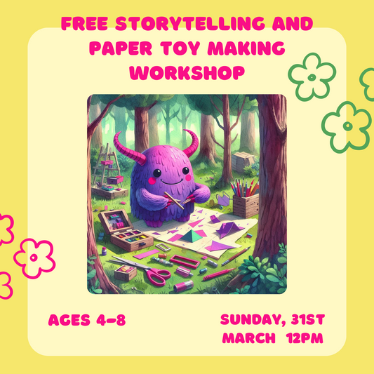 Free Storytelling and Paper Toy making Workshop
