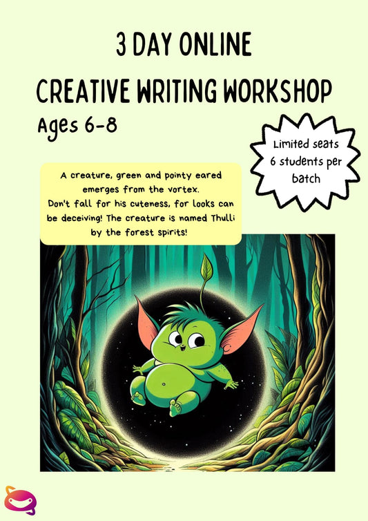 Creative Writing Workshop for ages 6-8 - Batch 2